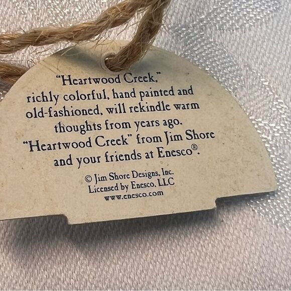 Jim Shore 2002 Angel Heartwood Creek Hanging Ornament C107462 Collectible Tag - Picture 6 of 8